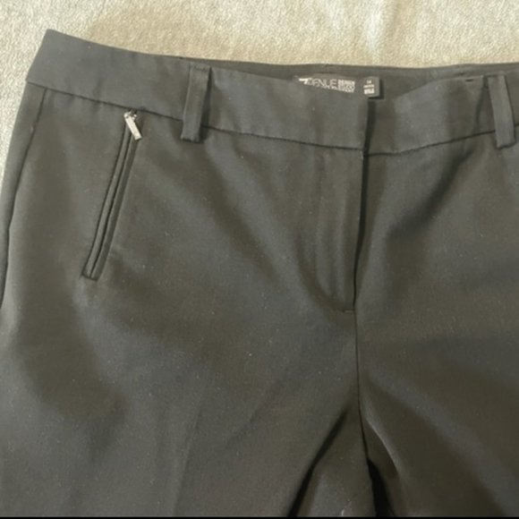 7th Avenue Black Slim-fit Stretchy Slacks - 12p - Picture 2 of 6